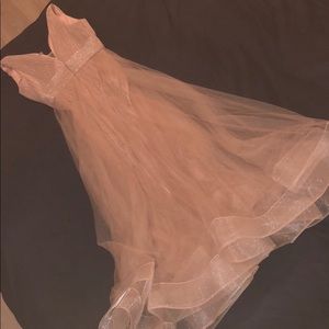 Rose gold formal dress